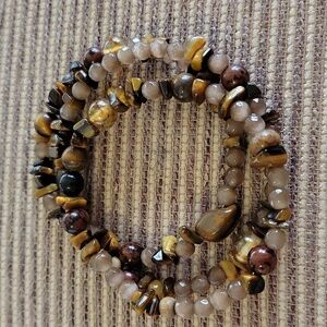 Gemstone Memory Bracelet